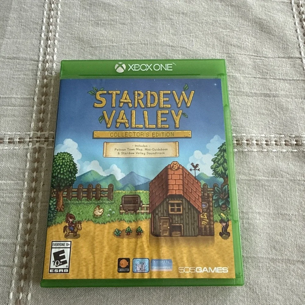 Stardew Valley Collector's Edition Microsoft Xbox One LN PERFECT disc complete-!